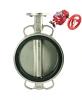 Затвор дисковый поворотный DN.ru WBV3232V-2W-Fb-H Ду125 Ру16 межфланцевый, корпус - нержавеющая сталь 316L, диск - нержавеющая сталь 316L, уплотнение - Viton, с редуктором HGBF RQN1-180Z с индикатором положения и датчиком обратной связи Краснодар