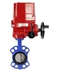 Затвор дисковый поворотный DN.ru WBV3432E-2W-Fb-H Ду150 Ру16, корпус - углеродистая сталь WCB, диск - нержавеющая сталь 316L, уплотнение - EPDM, с электроприводом DN.ru QT-EX-015EM-O2-220VAC-У1 220В Краснодар