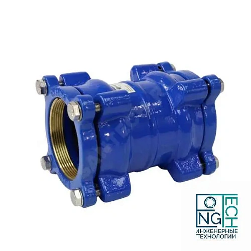 Муфта чугунная соединительная для ПЭ труб ДРК-Е Benarmo Ру10/16 Муфта чугунная соединительная для ПЭ труб ДРК-Е Benarmo Ру10/16 Краснодар