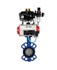 Затвор дисковый поворотный DN.ru WBV1413E-2W-Fb-H Ду125 Ру16, корпус - чугун GGG50, диск - чугун GGG40, уплотнение - EPDM, с пневмоприводом DN.ru PA-SA-130, пневмораспределителем 4М310-08 220В NAMUR, БКВ APL-410N EX, БПВ AFC2000 Краснодар