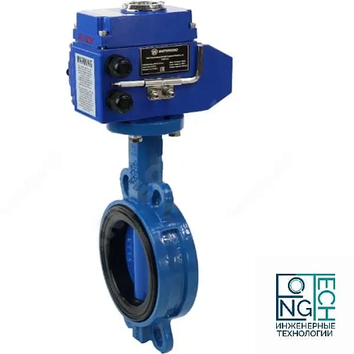 Затвор дисковый поворотный межфланцевый чугунный с чугунным диском манжета EPDM с электроприводом Q 380В Benarmo  Ду50-200 Ру16 Затвор дисковый поворотный межфланцевый чугунный с чугунным диском манжета EPDM с электроприводом Q 380В Benarmo  Ду50-200 Ру16 Краснодар