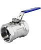 Кран шаровой DN.ru BV3232P-SP-T-H Ду50 Ру63 стандартнопроходной двухходовой, нержавеющая сталь SS316, внутренняя резьба, уплотнение - PTFE, ручка-рычаг Краснодар