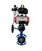 Затвор дисковый поворотный DN.ru WBV1413E-2W-Fb-H Ду150 Ру16, корпус - чугун GGG50, диск - чугун GGG40, EPDM, с пневмоприводом PA-DA-105, пневмораспределителем 4М310-08 24В NAMUR, БКВ APL-410N EX, ручным дублером MON3-700-T38-ISO, БПВ AFC2000 Краснодар
