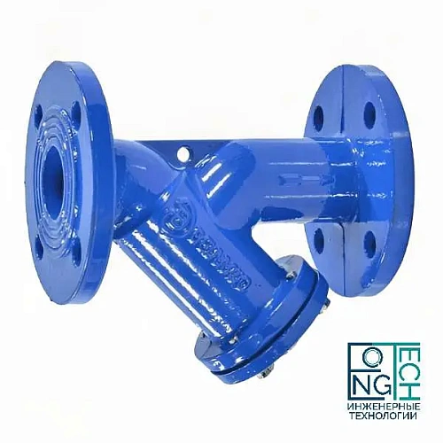 Фильтр сетчатый Y-образный чугунный фланцевый Benarmo Ду50-200 Ру16 Фильтр сетчатый Y-образный чугунный фланцевый Benarmo Ду50-200 Ру16 Краснодар