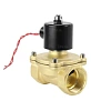 Клапан электромагнитный соленоидный двухходовой DN.ru-DW11 прямого действия (НЗ) Ду10-4 (3/8 дюйм), Ру10 корпус - латунь, уплотнение - NBR, резьба G, с катушкой 220В Краснодар