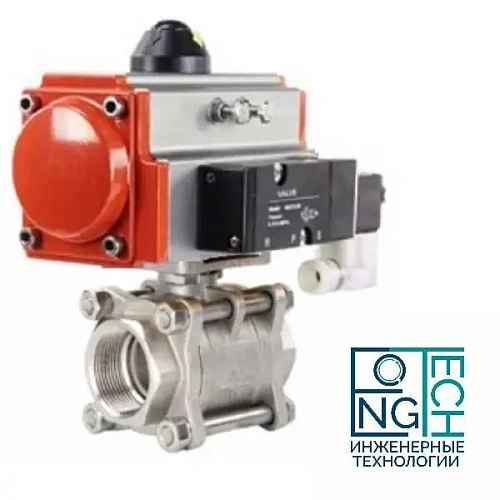 Шаровый кран нержавеющий с пневмоприводом одностороннего действия (с пружинным возвратом) ABRA BV61 ArTorq PA SR (-20°C...+80°C) Ду 15-100 Шаровый кран нержавеющий с пневмоприводом одностороннего действия (с пружинным возвратом) ABRA BV61 ArTorq PA SR (-20°C...+80°C) Ду 15-100 Краснодар