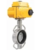 Затвор дисковый поворотный DN.ru WBV3232V-2W-Fb-H Ду100 Ру16, корпус - нержавеющая сталь 316L, диск - нержавеющая сталь 316L, уплотнение - Viton, с электроприводом DN.ru QT-N-008EM-A1-220VAC-У1 (4-20мА) HARK Краснодар