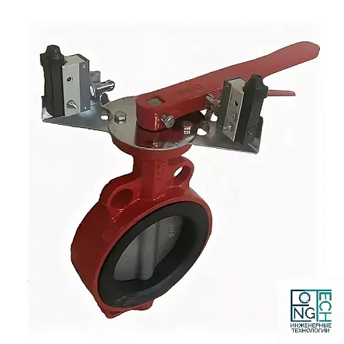 Затвор поворотный межфланцевый чугунный с рукояткой с диском из нерж. стали AISI 316 с концевыми выключателями ABRA-BUV-VF866D Затвор поворотный межфланцевый чугунный с рукояткой с диском из нерж. стали AISI 316 с концевыми выключателями ABRA-BUV-VF866D Краснодар