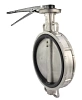 Затвор дисковый поворотный DN.ru WBV3232E-2W-Fb-H Ду250 Ру16 межфланцевый, корпус - нержавеющая сталь 316L, диск - нержавеющая сталь 316L, уплотнение - EPDM, с рукояткой, квадрат 22х22, F10 Краснодар