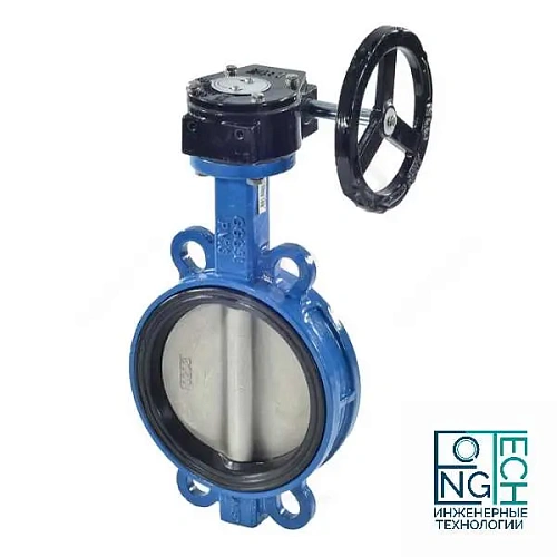 Затвор дисковый поворотный межфланцевый чугунный с нержавеющим диском манжета NBR с редуктором Benarmo Ду150-400 Ру16 Затвор дисковый поворотный межфланцевый чугунный с нержавеющим диском манжета NBR с редуктором Benarmo Ду150-400 Ру16 Краснодар