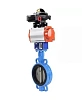 Затвор дисковый поворотный DN.ru WBV1432N-2W-Fb-H Ду300 Ру16, корпус - чугун GGG50, диск - нержавеющая сталь 316L, уплотнение - NBR, с пневмоприводом DN.ru PA-SA-210 с возвратными пружинами, с БКВ APL-510N-EX Краснодар