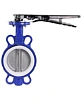 Затвор дисковый поворотный DN.ru WBV3432P-2W-Fb-H Ду250 Ру16 межфланцевый, корпус - углеродистая сталь WCB, диск - нержавеющая сталь 316L, уплотнение - PTFE, с рукояткой, квадрат 22х22, F10 Краснодар