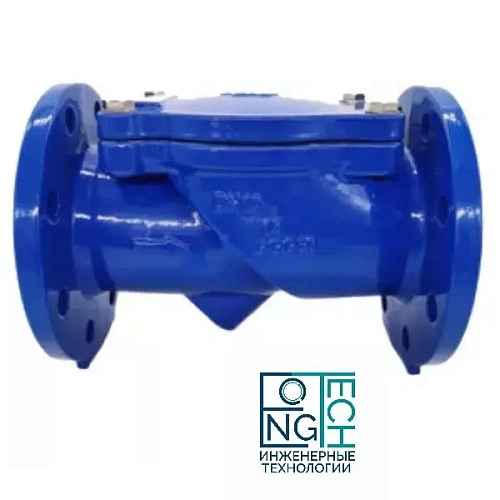 Клапан обратный фланцевый чугунный поворотный со стальным диском Benarmo Ду50-300 Ру10/16 Клапан обратный фланцевый чугунный поворотный со стальным диском Benarmo Ду50-300 Ру10/16 Краснодар