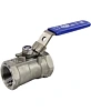 Кран шаровой DN.ru BV3232P-SP-T-H Ду20 Ру63 стандартнопроходной двухходовой, нержавеющая сталь SS316, внутренняя резьба, уплотнение - PTFE, ручка-рычаг Краснодар